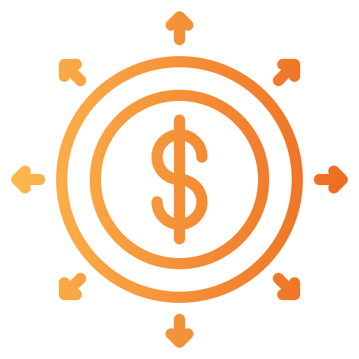 Currency Generic Gradient icon