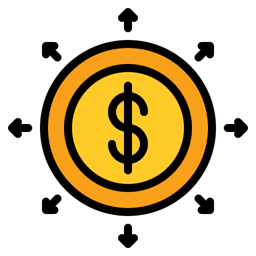 Currency Generic Outline Color icon