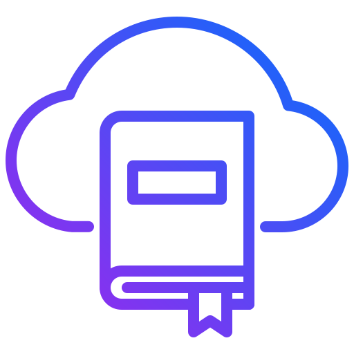 cloud-bibliothek Generic Gradient icon
