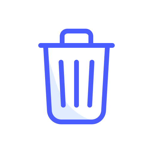 쓰레기 Generic Blue icon