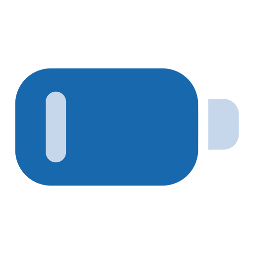 배터리 잔량 Generic Blue icon