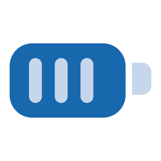 Battery level Generic Blue icon