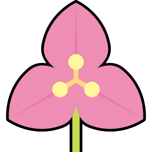 bougainvillea Generic Outline Color icon