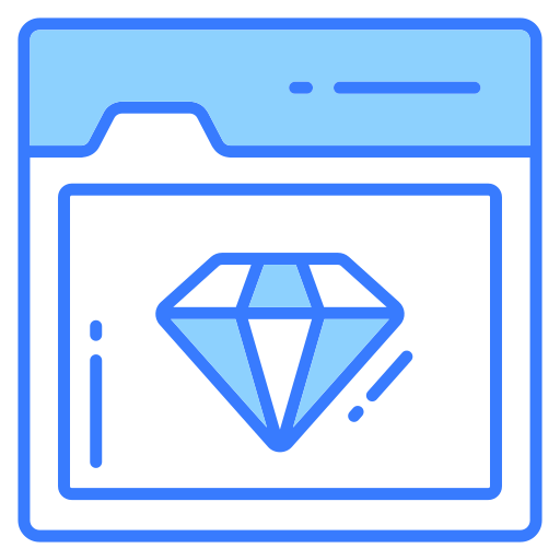 プレミアムサービス Generic Blue icon