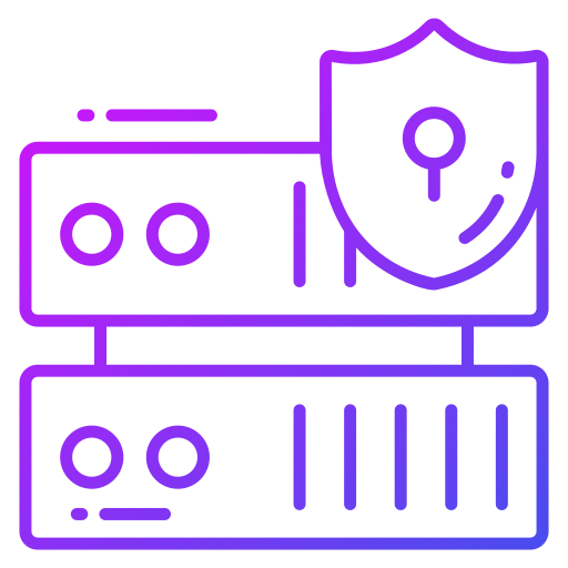 seguridad de datos Generic Gradient icono