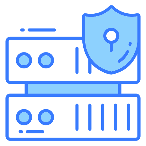 sécurité des données Generic Blue Icône