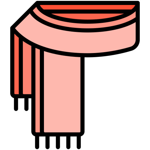 bufanda Generic Outline Color icono