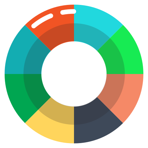 paleta de color Generic Flat icono
