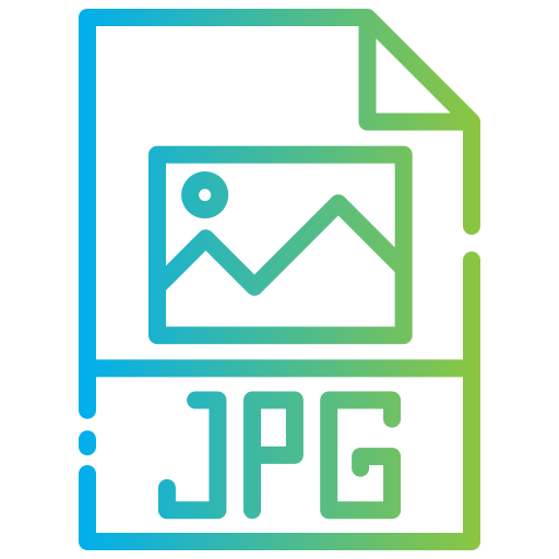 jpgファイル Generic Gradient icon