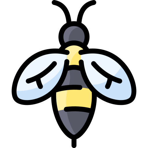 пчела Vitaliy Gorbachev Lineal Color иконка