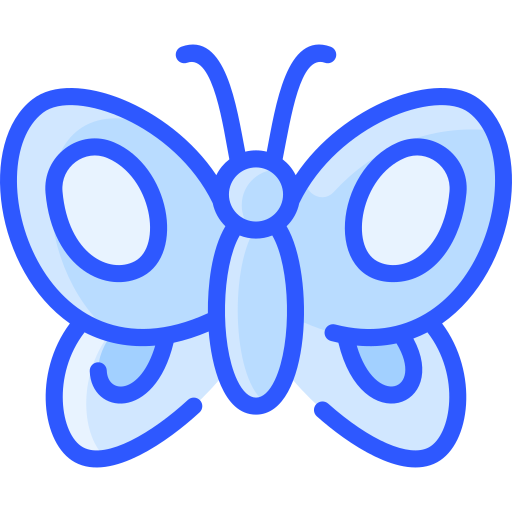vlinder Vitaliy Gorbachev Blue icoon