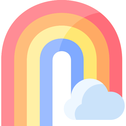arcoíris Vitaliy Gorbachev Flat icono