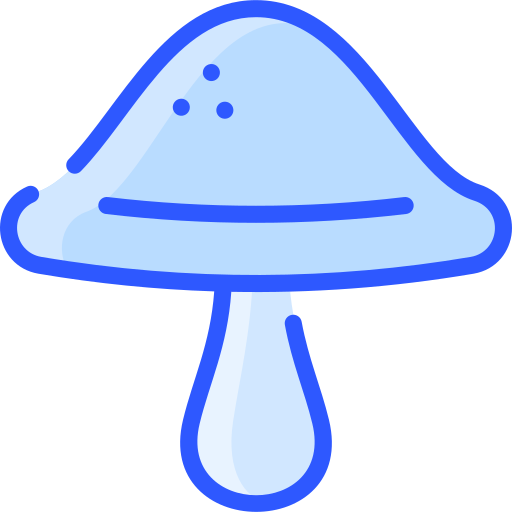 Mushroom Vitaliy Gorbachev Blue icon