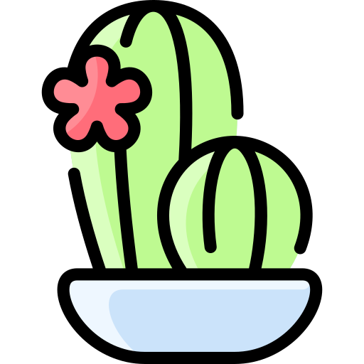 cactus Vitaliy Gorbachev Lineal Color icono