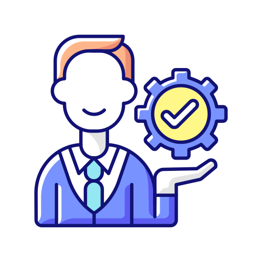 Management Generic Thin Outline Color icon