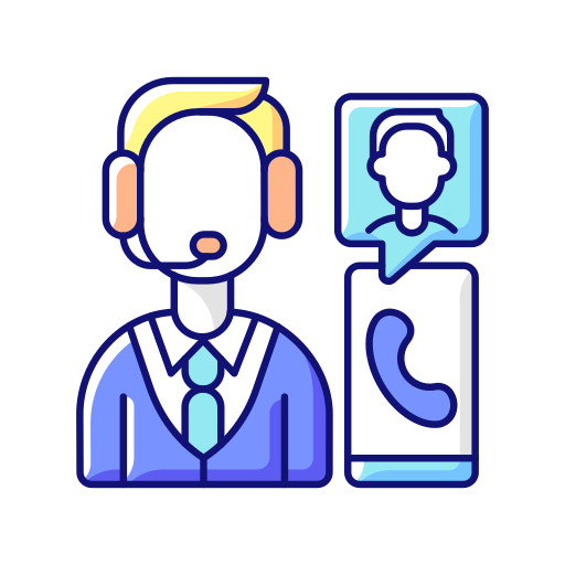 Customer service Generic Thin Outline Color icon