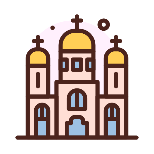 iglesia Darius Dan Lineal Color icono