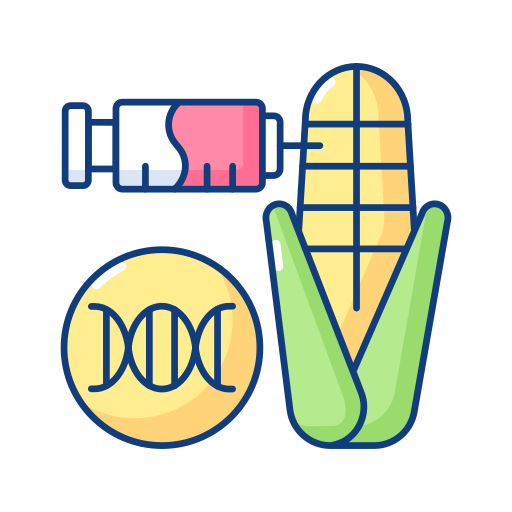 modificación genética Generic Thin Outline Color icono