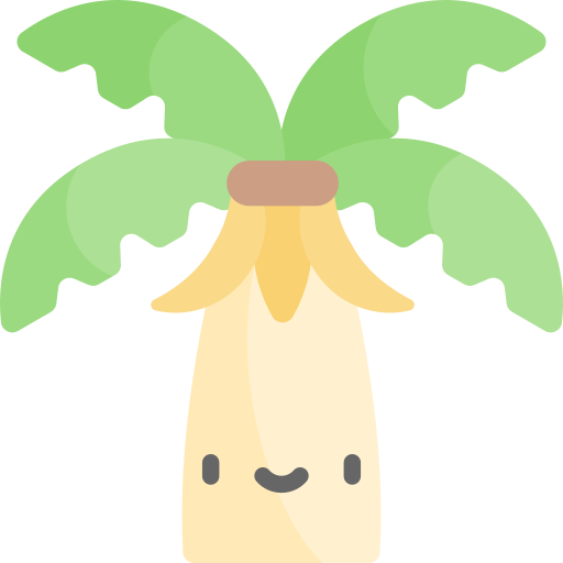 banaan Kawaii Flat icoon