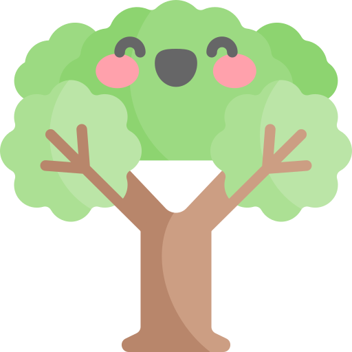 밤나무 Kawaii Flat icon
