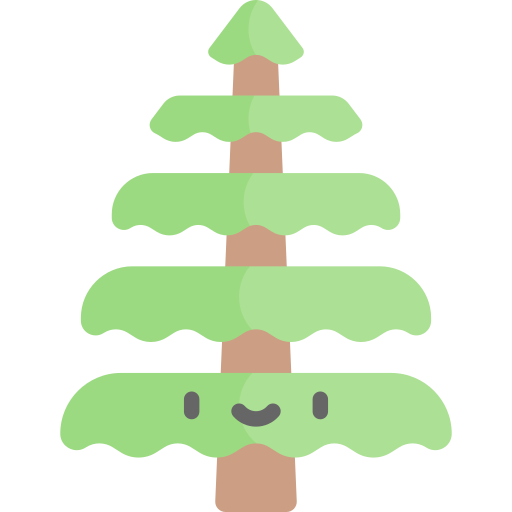 삼나무 Kawaii Flat icon