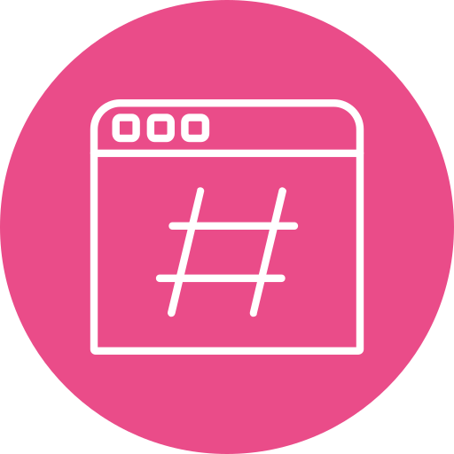 hashtag Generic Circular icon