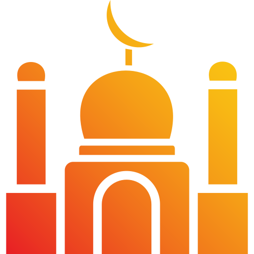moschea Generic Flat Gradient icona