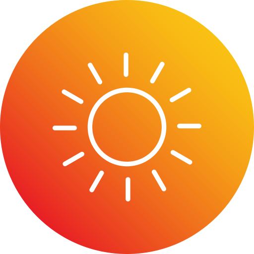 태양 Generic Flat Gradient icon