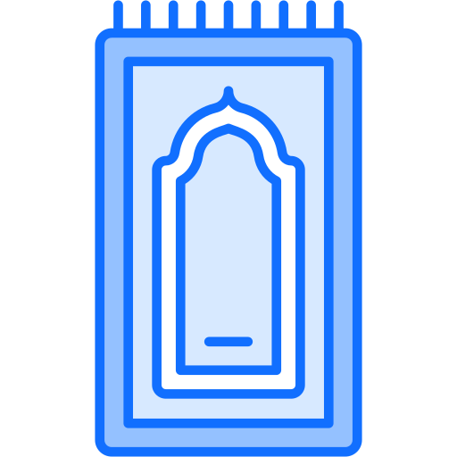 alfombra para rezar Generic Blue icono