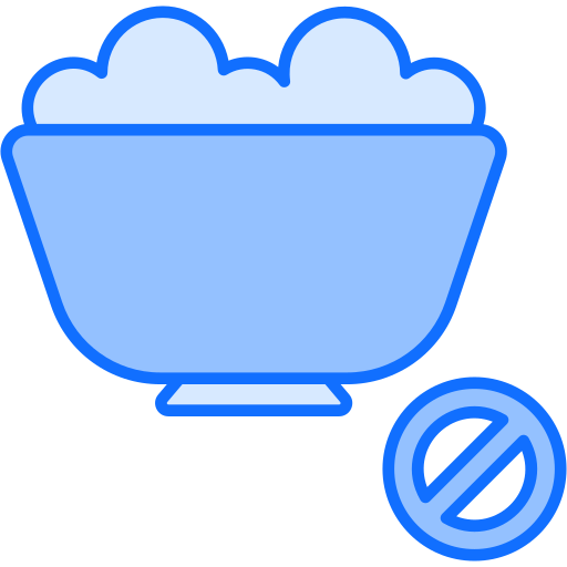 No food Generic Blue icon