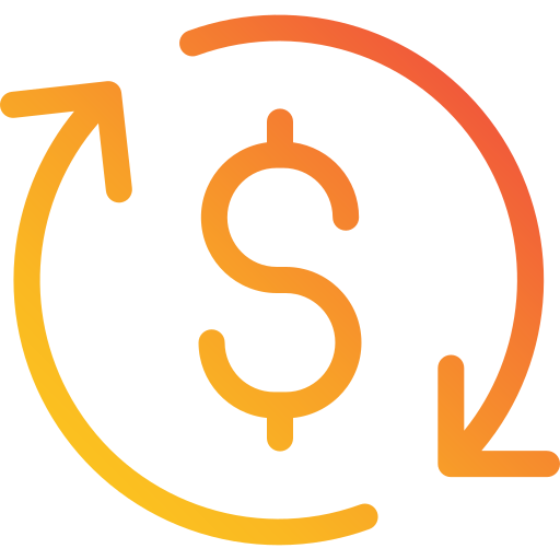 símbolo de dólar Generic Gradient icono