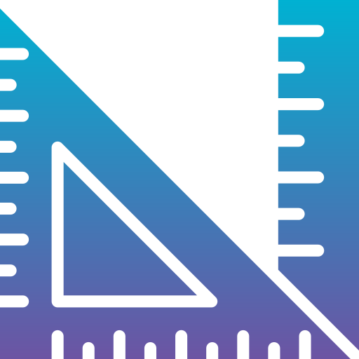 三角定規 Generic Flat Gradient icon