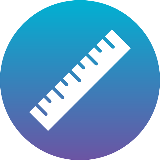 ルーラー Generic Flat Gradient icon