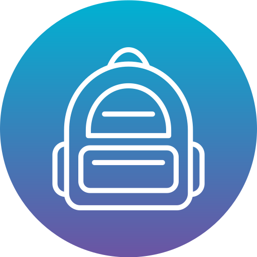 School bag Generic Flat Gradient icon