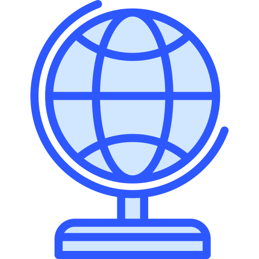 geografie Generic Blue icoon