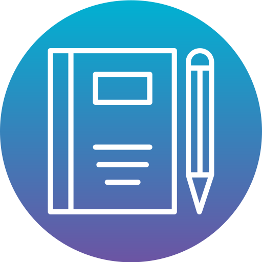 Notebook Generic Flat Gradient icon