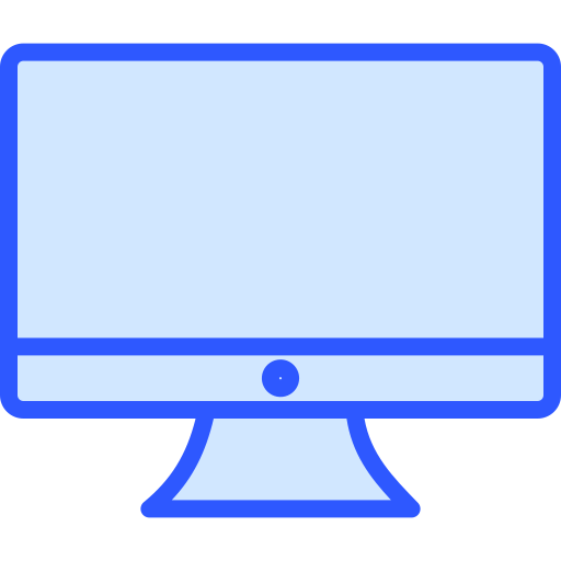 l'ordinateur Generic Blue Icône