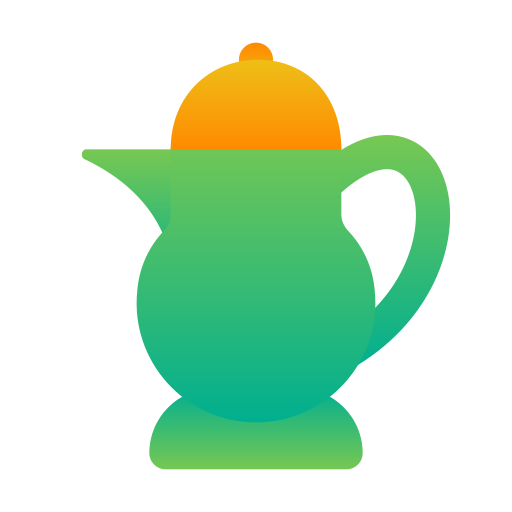 Заварочный чайник Generic Flat Gradient иконка