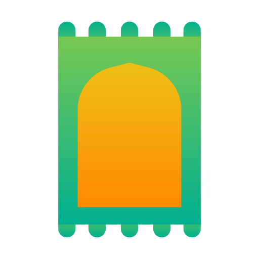 기도 깔개 Generic Flat Gradient icon