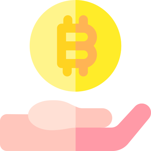 bitcoiny Basic Rounded Flat ikona