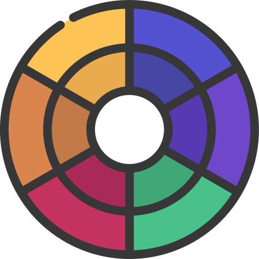 Color wheel Juicy Fish Soft-fill icon