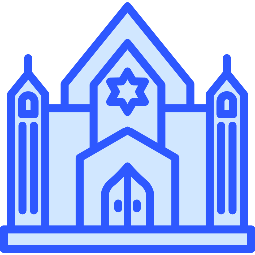 synagogue Generic Blue Icône