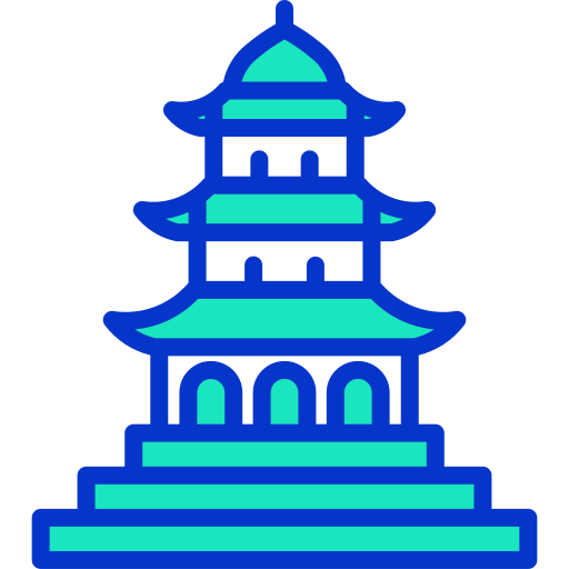 pagoda Generic Fill & Lineal ikona