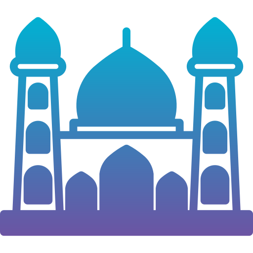 meczet Generic Flat Gradient ikona