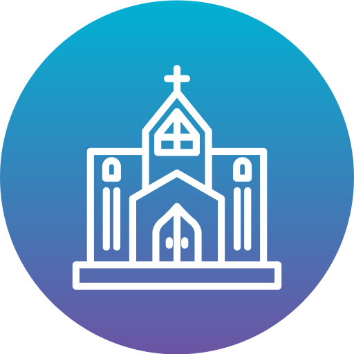 kościół Generic Flat Gradient ikona