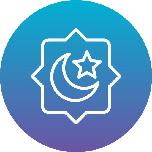 Muslim Generic Flat Gradient icon