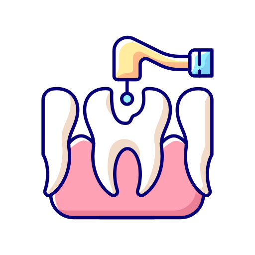 behandlung Generic Thin Outline Color icon
