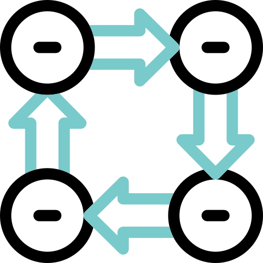 pasos Basic Accent Outline icono
