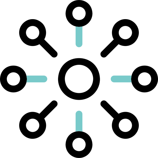繋がり Basic Accent Outline icon