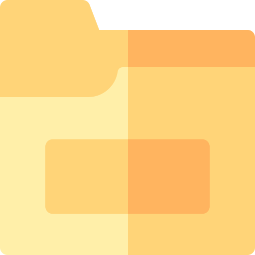 open folder Basic Rounded Flat icoon